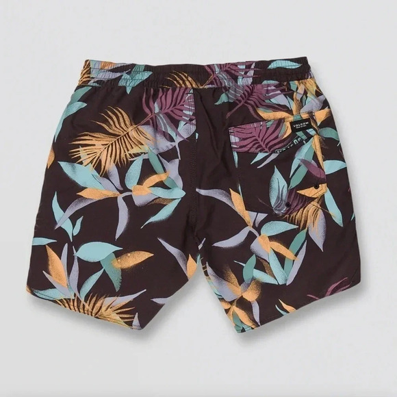 VOLCOM POLLY PACK swim TRUNKS - BLACK large Excellent used condition - Picture 3 of 6